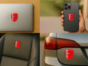 Corvette Fensteraufkleber Luxus Exklusiv Auto Anpassbar